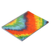 Tye Dye kijk Achtergrond, op maat Notitieboek (Linkerzijde)
