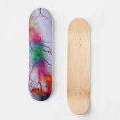 Tye Dye Lightning Skateboard (Voorkant)