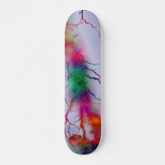 Tye Dye Lightning Skateboard (Voorkant)