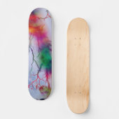 Tye Dye Lightning Skateboard (Voorkant)