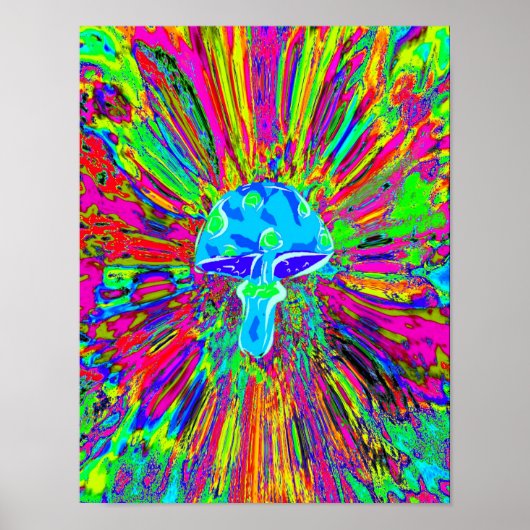Tye Dye Neon Poster (Voorkant)