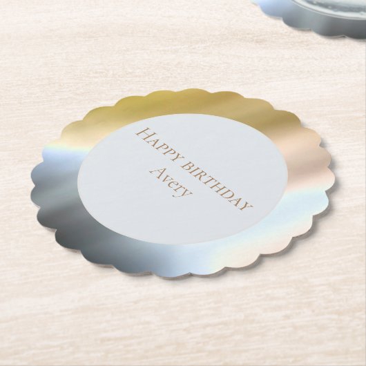 Tye Dye Paper Onderzetter (Gekanteld)