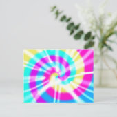 Tye Dye Pattern Briefkaart (Staand voorkant)