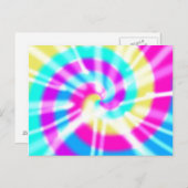 Tye Dye Pattern Briefkaart (Voorkant / Achterkant)