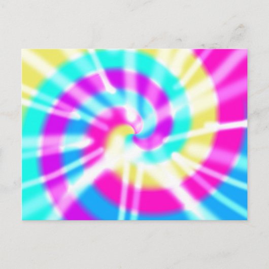 Tye Dye Pattern Briefkaart (Voorkant)