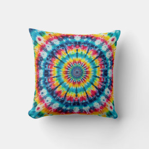 Tye-Dye Psychodelisch Vierkant Woonkamer of Slaapk Kussen