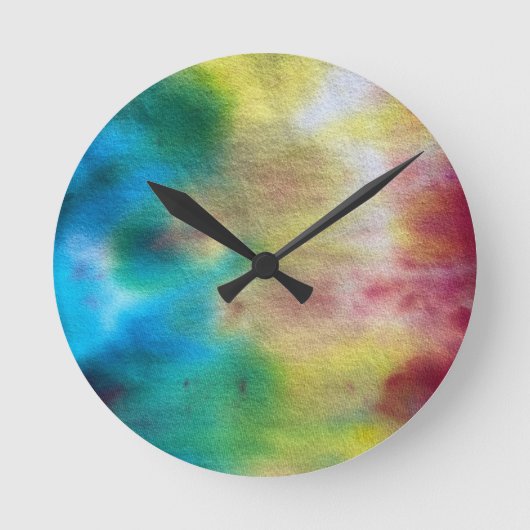 Tye Dye Ronde Klok (Voorkant)