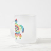 Tye-Dye Schildpad Matglas Koffiemok (Voorkant links)