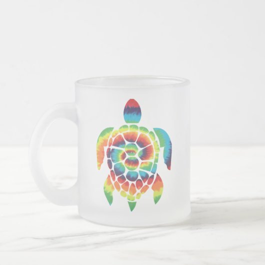 Tye-Dye Schildpad Matglas Koffiemok (Links)