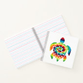 Tye-Dye Schildpad Notitieboek (Binnen)