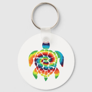 Tye-Dye Schildpad Sleutelhanger