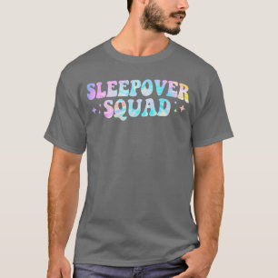 Tye-Dye Slaapfeest Team Pyjama Feest Slaapfeest T-shirt