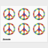 TYE DYE VREDE STICKERS (Vel)