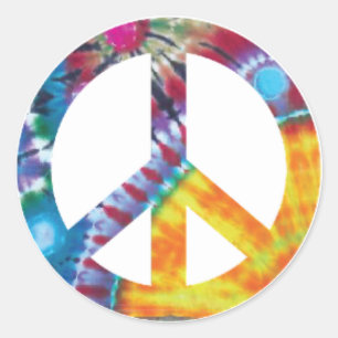 TYE DYE VREDE STICKERS