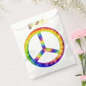 Tye-Dye Vredessymbool Bedankzakje (Gezegeld)