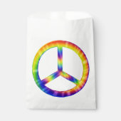 Tye-Dye Vredessymbool Bedankzakje (Voorkant)