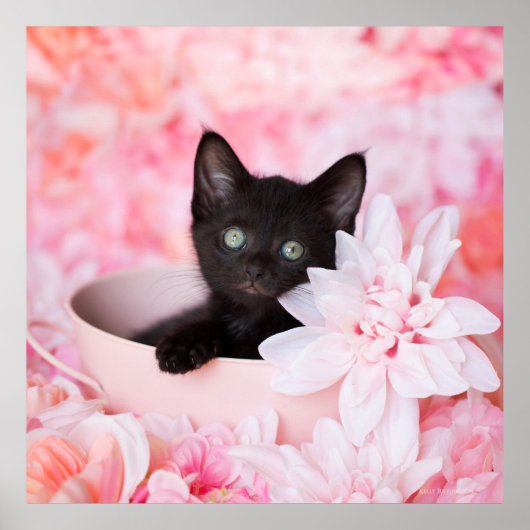 Tye Pink Floral Poster (Voorkant)