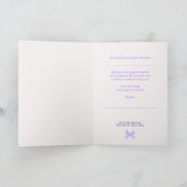 TyeDye Batik Roze Paars Bedanktkaart Bedankkaart (Binnen)