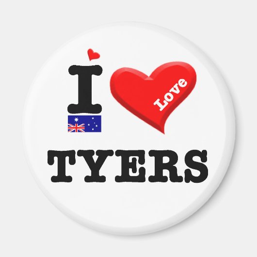 TYERS - I Love Magneet (Voorkant)