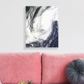 Tyfoon Chaba over de Ryukyu-eilanden, Japan Canvas Afdruk (Insitu (Woonkamer))