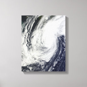 Tyfoon Chaba over de Ryukyu-eilanden, Japan Canvas Afdruk