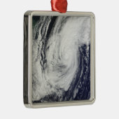 Tyfoon Chaba over de Ryukyu-eilanden, Japan Metalen Ornament (Rechts)