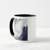 Tyfoon Chaba over de Ryukyu-eilanden, Japan Mok (Voorkant links)