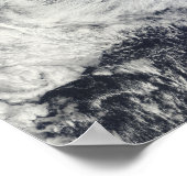 Tyfoon Chaba over de Ryukyu-eilanden, Japan Poster (Hoek)