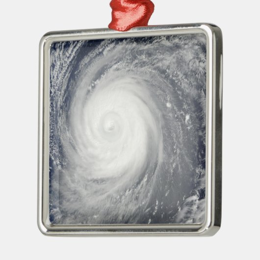 Tyfoon Choi-wan ten zuiden van Japan, Stille Oceaa Metalen Ornament (Links)