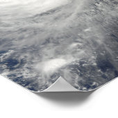 Tyfoon Choi-wan ten zuiden van Japan, Stille Oceaa Poster (Hoek)