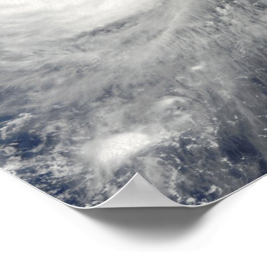 Tyfoon Choi-wan ten zuiden van Japan, Stille Oceaa Poster (Hoek)