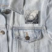 Tyfoon Dolphin op het Filipijnse Zee Vierkante Button 5,1 Cm (In situ)