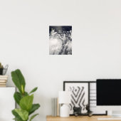 Tyfoon Fengshen over de Filipijnen Poster (Thuiskantoor)