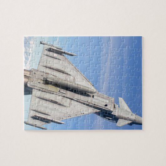 Tyfoon Fighter Jet Legpuzzel (Horizontaal)