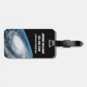 Tyfoon Hinnamnor. Bagagelabel (Achterkant horizontaal)