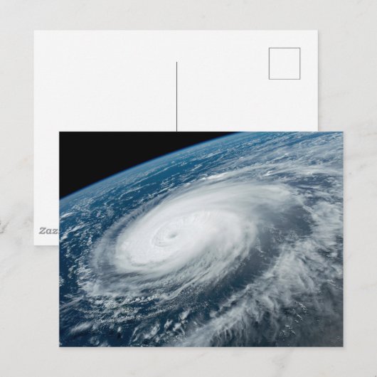 Tyfoon Hinnamnor. Briefkaart (Voorkant / Achterkant)