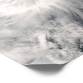 Tyfoon Jangmi van Taiwan en de Filipijnen Poster (Hoek)