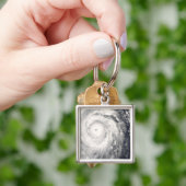 Tyfoon Jangmi van Taiwan en de Filipijnen Sleutelhanger (Hand)