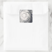 Tyfoon Jangmi van Taiwan en de Filipijnen Vierkante Sticker (Tas)