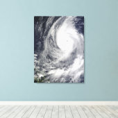 Tyfoon Lupit 2 Canvas Afdruk (Insitu (Houten vloer))