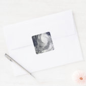 Tyfoon Lupit 2 Vierkante Sticker (Envelop)