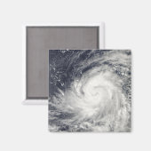 Tyfoon Lupit over de westerne Stille Oceaan Magneet (Voorkant / Achterkant)