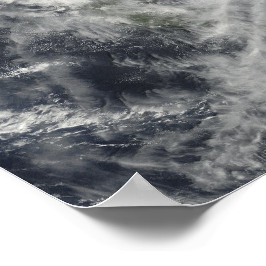 Tyfoon Lupit uit de Filipijnen Poster (Hoek)