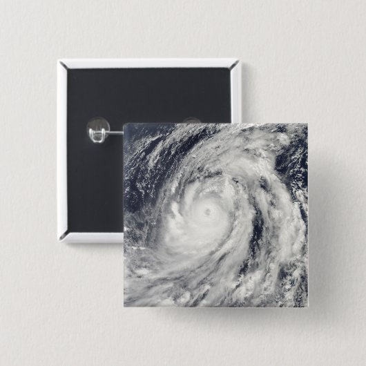 Tyfoon Lupit Vierkante Button 5,1 Cm (Voorkant /achterkant)