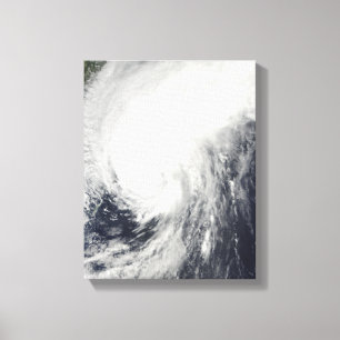 Tyfoon Melor nadert Japan Canvas Afdruk