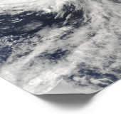 Tyfoon Melor nadert Japan Poster (Hoek)