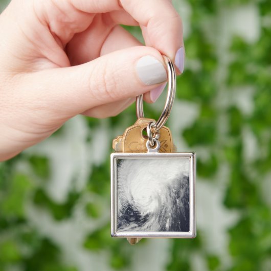 Tyfoon Melor nadert Japan Sleutelhanger (Hand)