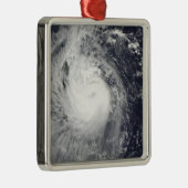 Tyfoon Mirinae richting west Metalen Ornament (Rechts)