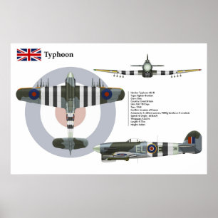 Tyfoon Mk 1B 181 Squadron Poster
