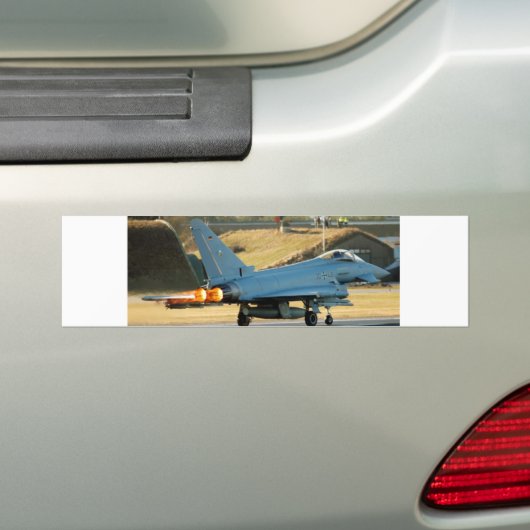 tyfoon na brander bumpersticker (Op auto)